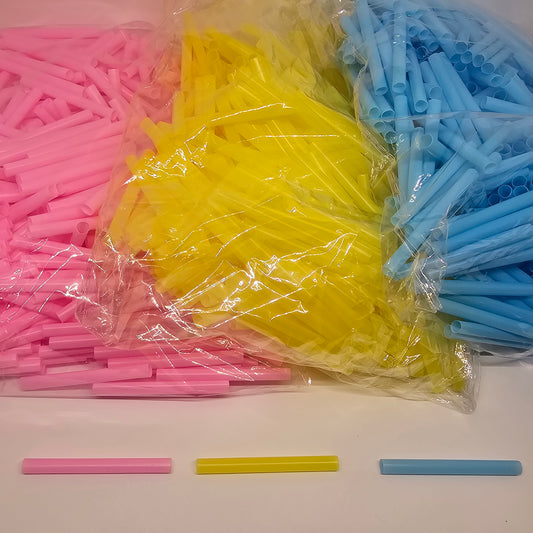 STRAW001- Pre-cut colored straws