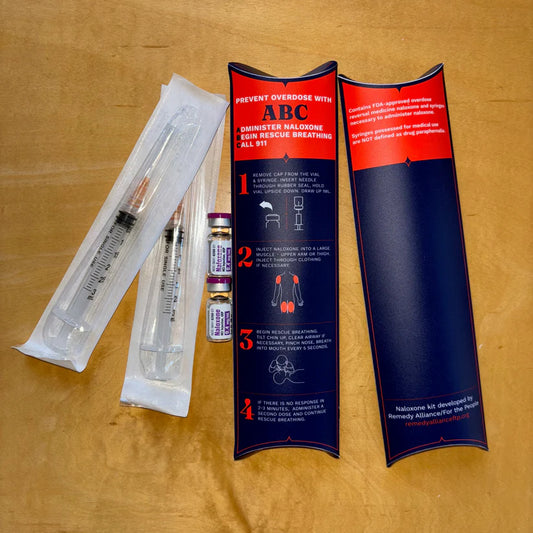 Assembled 2-dose naloxone kit - Remedy Alliance